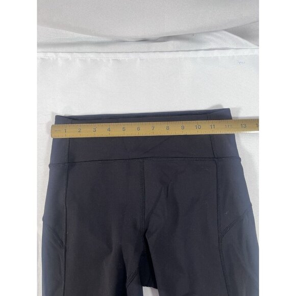 Lululemon In Movement Crop Everlux Vintage Black Size 6 - Picture 5 of 7